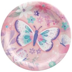 AMS Flutter Round Plate 7 Inch 8ct