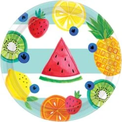 AMS Hello Summer Plate (S) 8ct