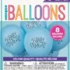 Baby Shower Blue Balloon 12 Inch 8ct 3 Baby Shower Blue Balloon 12 Inch 8ct -Toy World 54918 1
