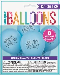 Baby Shower Blue Balloon 12 Inch 8ct