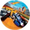 AMS Hot Wheel Wild Racer Round Plates 9 Inch 8ct 4 AMS Hot Wheel Wild Racer Round Plates 9 Inch 8ct -Toy World 551551