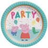 AMS Peppa Pig Confetti Party Round Plates 9 Inch 8ct 2 AMS Peppa Pig Confetti Party Round Plates 9 Inch 8ct -Toy World 552626