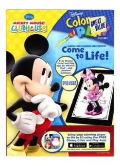 Mickey Color And Play Come To Life Book 144 Pg