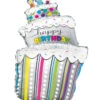 Birthday Cake Giant Foil Balloon 40 Inch -Toy World 56679 1