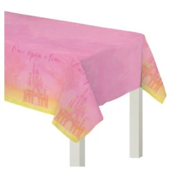 AMS Disney Princess Plastic Tablecover 54 Inch X 96 Inch 1ct