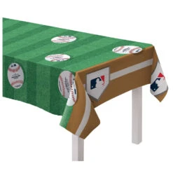 AMS MLB Baseball Rawlings Plastic Tablecover 54 Inch X 102 Inch 1ct