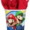 AMS Super Mario Brothers Cup 9 Ounce 8ct -Toy World 581554