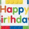 Building Blocks Birthday Tablecover 54x84