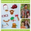 Plaid Lumberjack Photo Booth Props, 10ct