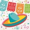 Mexican Fiesta Napkin (L) 16ct -Toy World 58682U