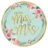 AMS Mint To Be Metallic Round Plate 10.75 Inch 8ct