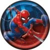 Spiderman 7 Inch Plate 8ct -Toy World 59224