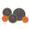 Fiesta Accordion Paper Fan 2 Fiesta Accordion Paper Fan -Toy World 59540