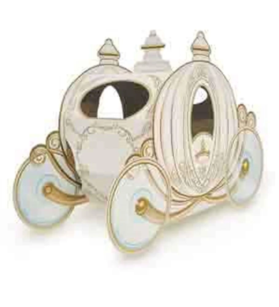 Princess 3D Carriage Centerpiece 1 Princess 3D Carriage Centerpiece