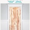 Rose Gold Fringe Door Curtain 3x8
