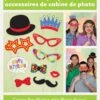 Confetti Birthday Photo Booth Props, 10ct -Toy World 61935 1