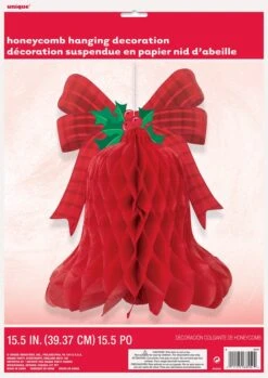 Christmas Redbell 15 Inch Hanging Decoration
