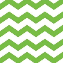 Fresh Lime Chevron Dots Napkin (S) 2-Ply