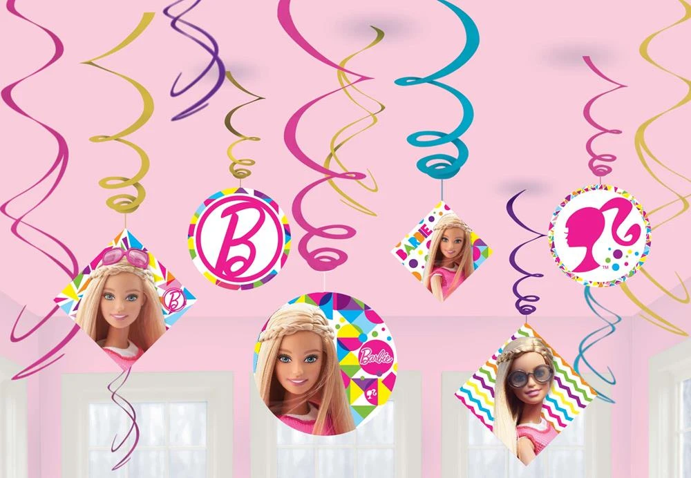 AMS Barbie Sparkle Swirl 12ct 1 AMS Barbie Sparkle Swirl 12ct