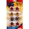 Spiderman Shaped Erasers 8ct 3 Spiderman Shaped Erasers 8ct -Toy World 67642m z