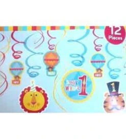 AMS Fisher Price 1st Birthday Swirl Deco