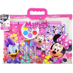 Minnie 12pc Stationery In Zipper Tote Set