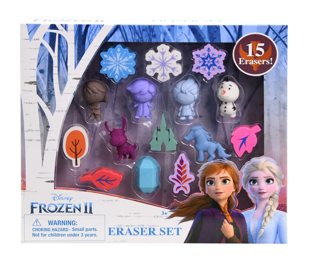 Frozen 2 Molded 15 Pack Erasers 8x1.25x7 1 Frozen 2 Molded 15 Pack Erasers 8x1.25x7