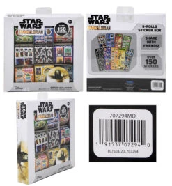 Star Wars InThe Childin 9 Roll Sticker Box