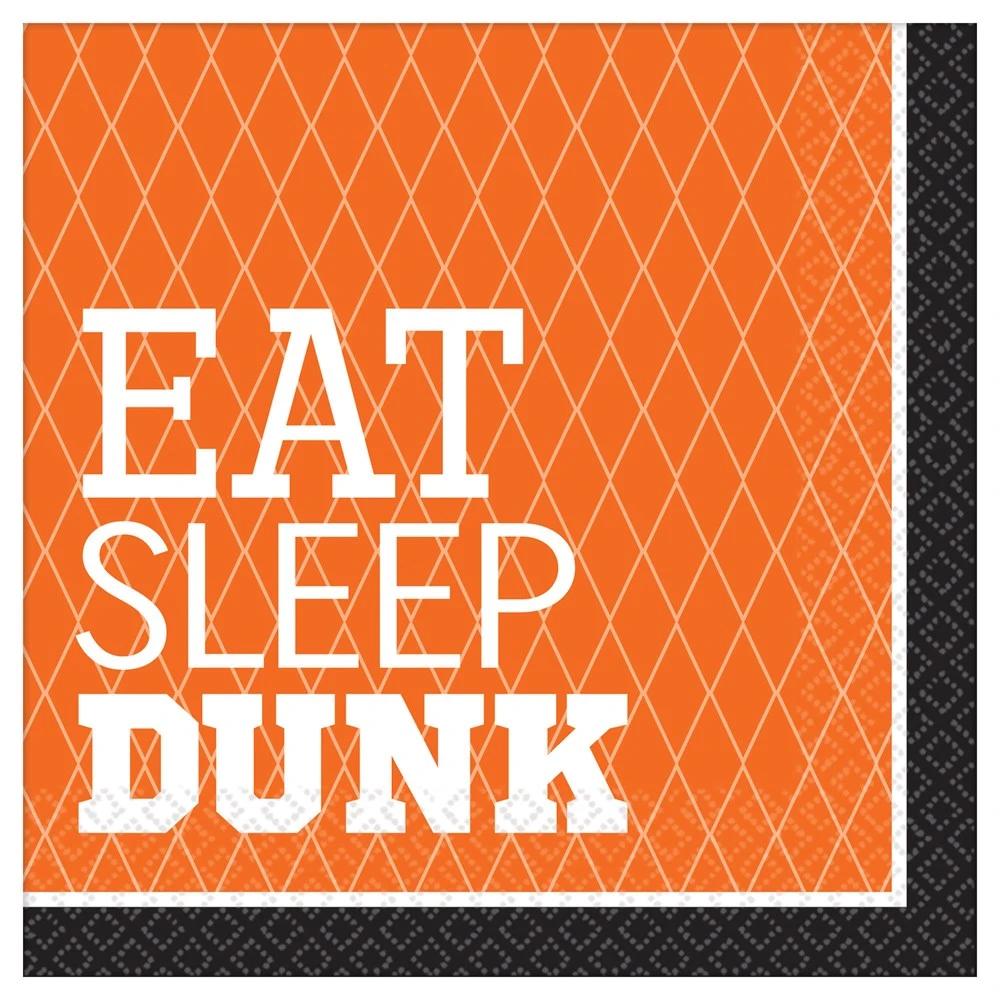 AMS Basketball Nothin' But Net Luncheon Napkins 36ct 1 AMS Basketball Nothin' But Net Luncheon Napkins 36ct