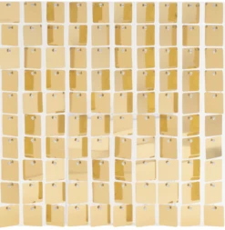 Champagne Square Shimmer Wall 1 Square Foot 1ct