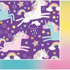 Unicorn Beverage Napkin 16ct