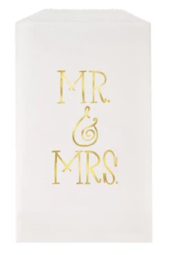 Mr Mrs Wedding Treat Bag 8ct