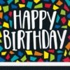 Clrfl Msc Birthday Napkin (S) 16ct -Toy World 73161