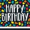 Clrfl Msc Birthday Napkin (L) 16ct -Toy World 73162
