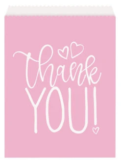 Baby Shower Heart - Pink Goodie Bag 8ct