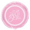 Pink Hearts Baby Shower 18 Inch Round Foil Balloon 3 Pink Hearts Baby Shower 18 Inch Round Foil Balloon -Toy World 73377