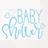 Blue Hearts Baby Shower Luncheon Napkins, 16ct -Toy World 73382