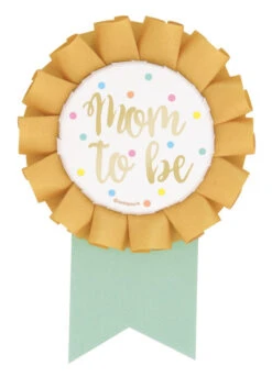 Mom To Be Baby Shower Badge