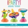 Boho Fiesta Mini Honeycomb Centerpieces, 3ct 3 Boho Fiesta Mini Honeycomb Centerpieces, 3ct -Toy World 73449 1