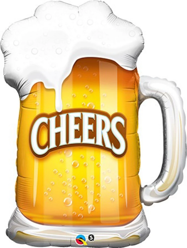 Cheers Beer Mug 35in Foil Balloon 1 Cheers Beer Mug 35in Foil Balloon