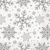 Christmas Silver Gold Snowflake Lunch Napkin 16ct 2 Christmas Silver Gold Snowflake Lunch Napkin 16ct -Toy World 77232