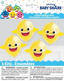 Make Your Own Baby Shark Balloon Activity Kit, 4ct