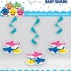 Baby Shark Hanging Swirl 26 Inch 3ct 3 Baby Shark Hanging Swirl 26 Inch 3ct -Toy World 77399