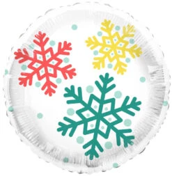 Tuftex Feelin Festive Snowflake 18in Foil Balloon