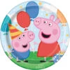 8 Peppa Pig 9in Plate 2 8 Peppa Pig 9in Plate -Toy World 78215A