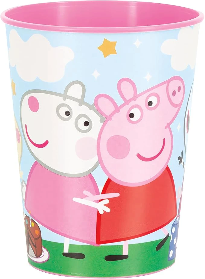Peppa Pig 16 Ounce Plastic Cup 1 Peppa Pig 16 Ounce Plastic Cup