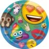 Rainbow Fun Emoji Plate (S) 8ct -Toy World 79434