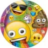 Raibow Fun Emoji Plate (L) 8ct 3 Raibow Fun Emoji Plate (L) 8ct -Toy World 79435