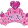Betallic Happy Birthday Princess 31 Inch Holographic Shaped Foil Balloon Packaged 1ct -Toy World 85589PBET