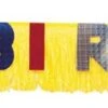 Giant Fringe Birthday Banner 10ft -Toy World 9015
